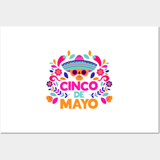 CINCO DE MAYO T-SHIRT CELEBRATION GIFT T-Shirt T-Shirt Posters and Art